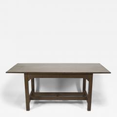 Gordon Russell Gordon Russell Arts Crafts Cotswold School Oak Double Stretcher Dining Table  - 4206311