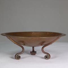 Gordon Russell Gordon Russell Lygon Works An Arts Crafts Cotswold School patinated brass bowl - 4188067
