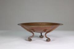Gordon Russell Gordon Russell Lygon Works An Arts Crafts Cotswold School patinated brass bowl - 4188070