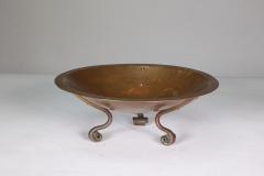 Gordon Russell Gordon Russell Lygon Works An Arts Crafts Cotswold School patinated brass bowl - 4188071