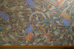 Gordon Thorpe Jericho 1979 Graphite 69 Framed Abstract Painting on Canvas by Gordon Thorpe - 769235