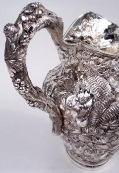 Gorgeous Baltimore Repousse Sterling Silver Water Pitcher - 3984052