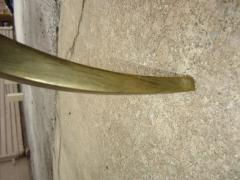 Gorgeous Italian Modern Cabriole Leg Solid Brass Side Table Regency - 3080258