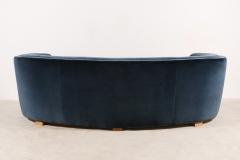 Gorgeous Large Three Seat Danish Curved Sofa from 1930s - 1067166