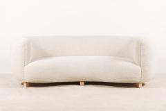 Gorgeous Large Three Seat Danish Curved Sofa from 1940s - 1067178
