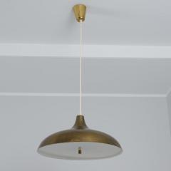 Gorgeous Mid Century PSO Ceiling Lamp Model 468010 in Perforated Brass 1950s - 4231009