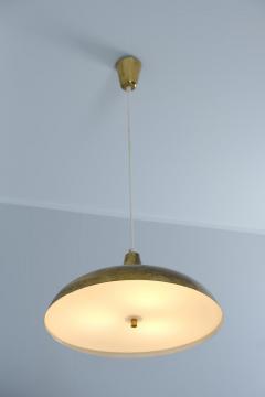 Gorgeous Mid Century PSO Ceiling Lamp Model 468010 in Perforated Brass 1950s - 4231013