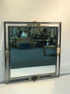 Gorgeous Modern Mirror with Brass Accents and Unusual Design - 525250