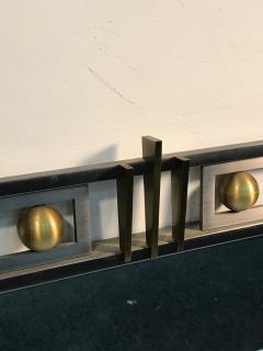 Gorgeous Modern Mirror with Brass Accents and Unusual Design - 525251