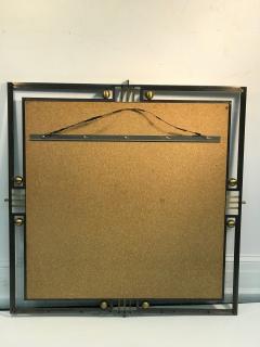 Gorgeous Modern Mirror with Brass Accents and Unusual Design - 525253