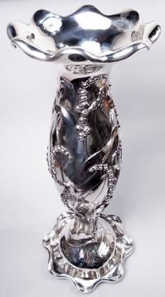 Gorgeous Monumental American Art Nouveau Lily of the Valley Floor Vase - 3986429