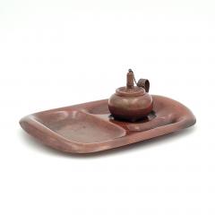 Gorham Copper Cigar Lighter and Tray U S A circa 1880 - 3669257
