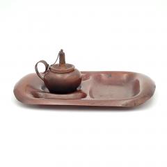 Gorham Copper Cigar Lighter and Tray U S A circa 1880 - 3669260