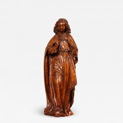 Gothic Period Angle In Walnut xv Century flanders - 2515525