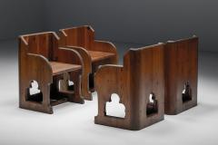 Gothic Revival Armchairs 20th Century - 2725207