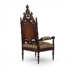 Gothic Revival Mahogany Arm Chair - 1404041