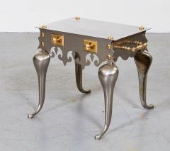 Gothic Steel and Brass Drinks Table - 3329858