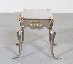 Gothic Steel and Brass Drinks Table - 3329859