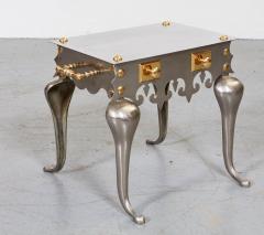 Gothic Steel and Brass Drinks Table - 3329860