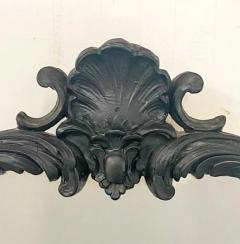 Gothic Style Cast Iron Black Wall Mirror - 2866371