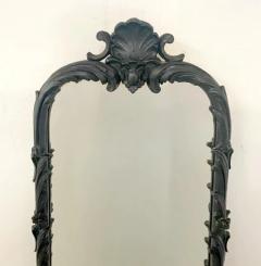 Gothic Style Cast Iron Black Wall Mirror - 2866464