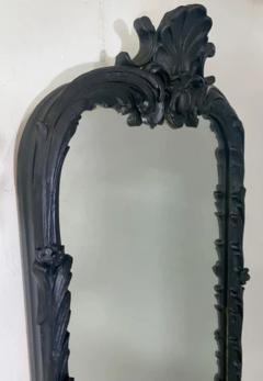 Gothic Style Cast Iron Black Wall Mirror - 2866469