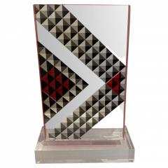 Grace Absi American Modern Hand Colored Monolithic Lucite Sculpture Grace Absi - 4195629