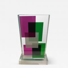 Grace Absi American Modern Lucite Monolithic Sculpture Grace Absi - 4222077