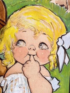 Grace Drayton Three Rosy Cheek Children Children Book Illustration Female Illustrator 1920s - 3621745
