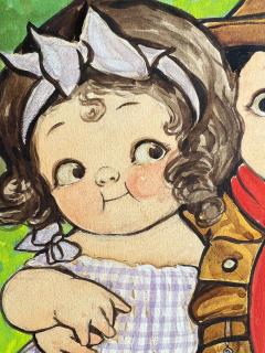 Grace Drayton Three Rosy Cheek Children Children Book Illustration Female Illustrator 1920s - 3621746