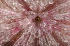 Graceful Pink Leaves Murano Glass Ceiling Light 1970 - 1811359