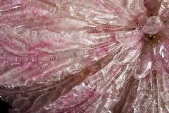 Graceful Pink Leaves Murano Glass Ceiling Light 1970 - 1811360