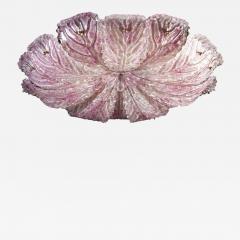 Graceful Pink Leaves Murano Glass Ceiling Light 1970 - 1812887