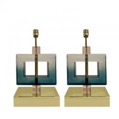 Gradient Murano Glass Square Table Lamps u - 4059701