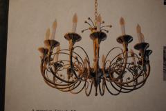 Grand Art Moderne French Chandelier - 2945719