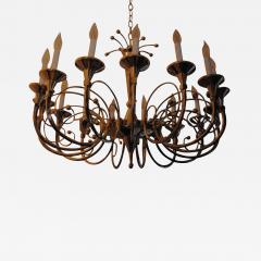 Grand Art Moderne French Chandelier - 2948581