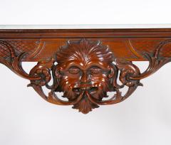 Grand Continental Rococo Style Carved Console Table - 3057268
