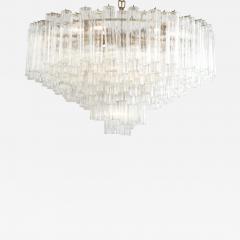 Grand Large Murano Glass 1970s High Style Chandelier - 2068907