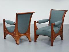 Grand Pair of Northern European Armchairs - 2838978