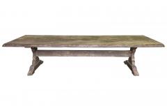 Grand Scale French 19th Century Trestle Table - 2733311