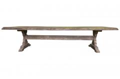 Grand Scale French 19th Century Trestle Table - 2733312