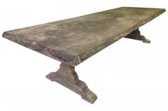Grand Scale French 19th Century Trestle Table - 2733313
