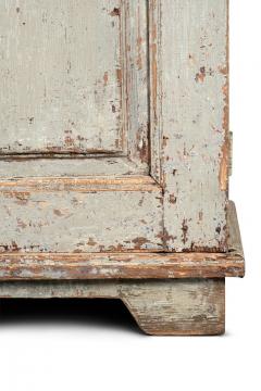 Grand Scale Green Painted Gustavian Cabinet - 4439400