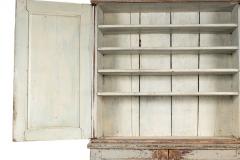 Grand Scale Green Painted Gustavian Cabinet - 4439402