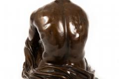 Grand Tour 19th Century Italian Bronze Sculpture Ludovisi Mars after Antique - 4813263