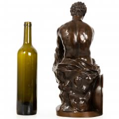 Grand Tour 19th Century Italian Bronze Sculpture Ludovisi Mars after Antique - 4813265