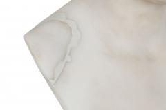 Grand Tour Antique Italian Carved Marble Bust of Young Caesar Augustus - 4503432