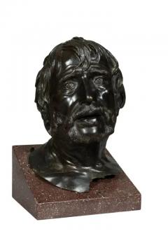 Grand Tour Bronze Bust Of Seneca - 4144407