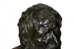 Grand Tour Bronze Bust Of Seneca - 4144452
