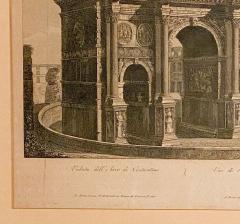 Grand Tour Engraving after Piranesi 19th century - 2506410